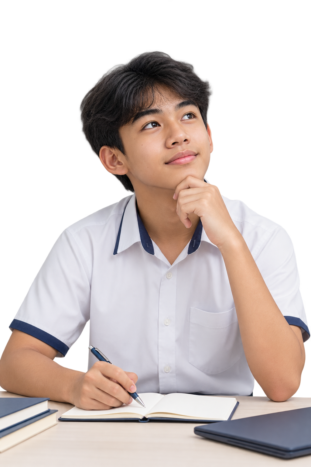 A secondary-school student reflecting on his strengths and future pathways
